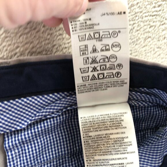 Banana Republic Mens Pants Size 33x30 Non-Iron Tailored Fit Chino Straight Leg - Picture 11 of 16